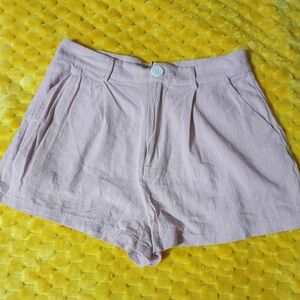 High Waist Pink Shorts with Lightweight Comfort(Excellent Condition)